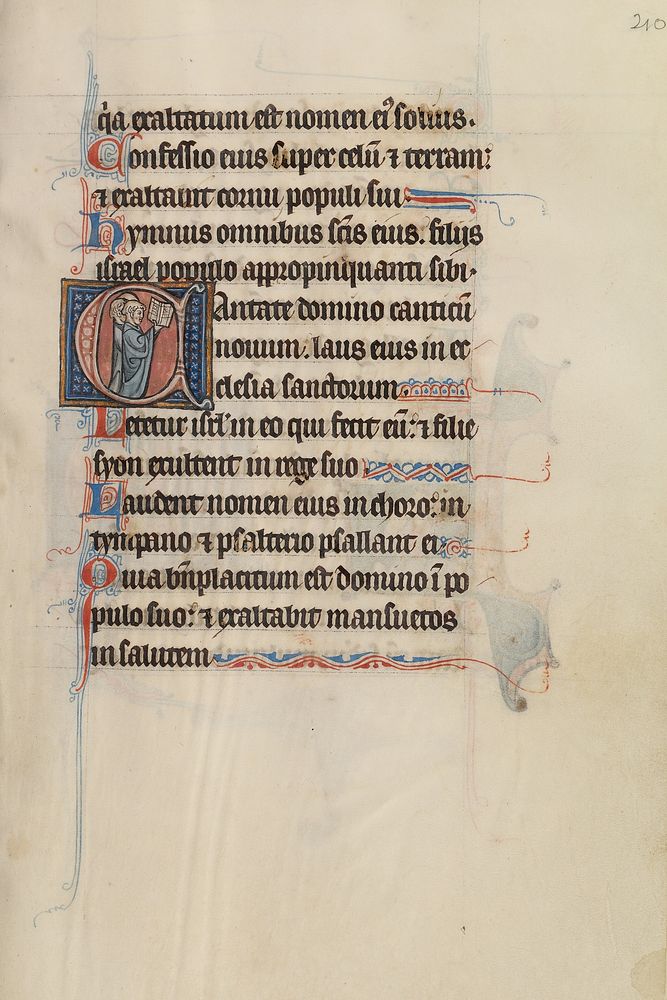 Initial C: Three Clerics Singing From a Book by Bute Master