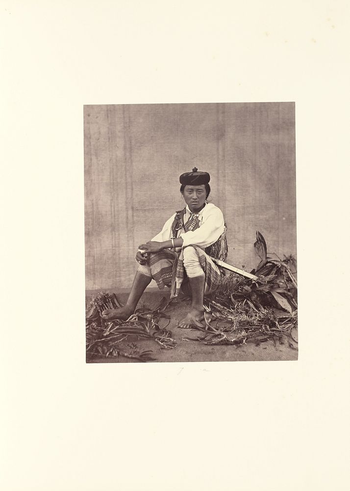 Indian Man with Sword by R Phillips