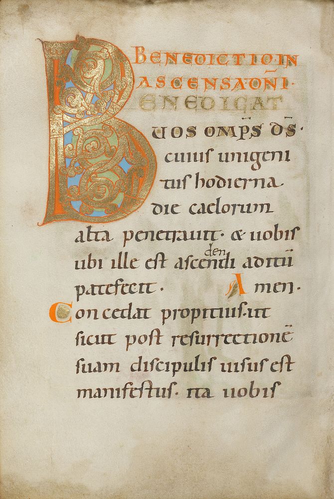 Decorated Initial B
