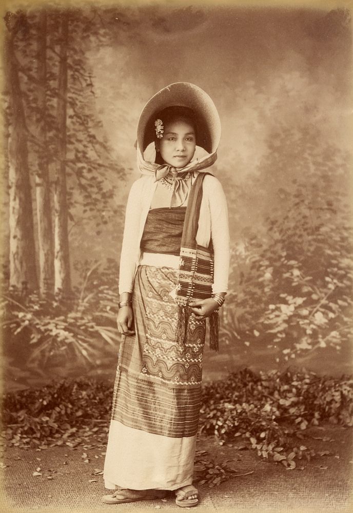 A Sawbwa Daughter by Felice Beato