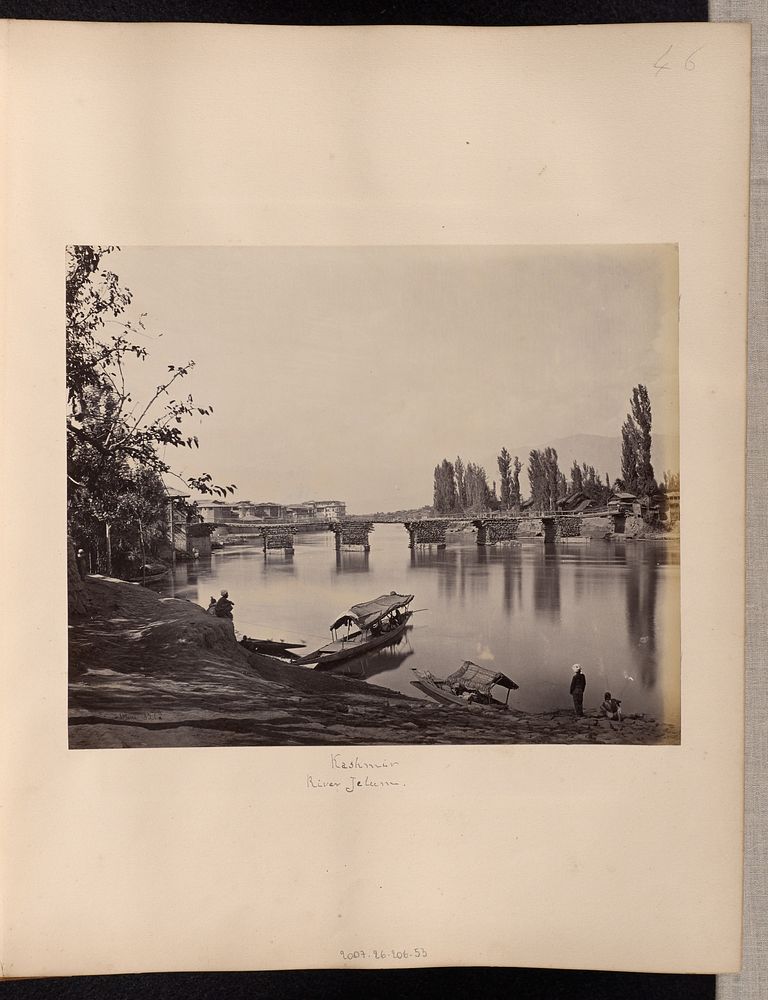 Kashmir, River Jelum by Samuel Bourne