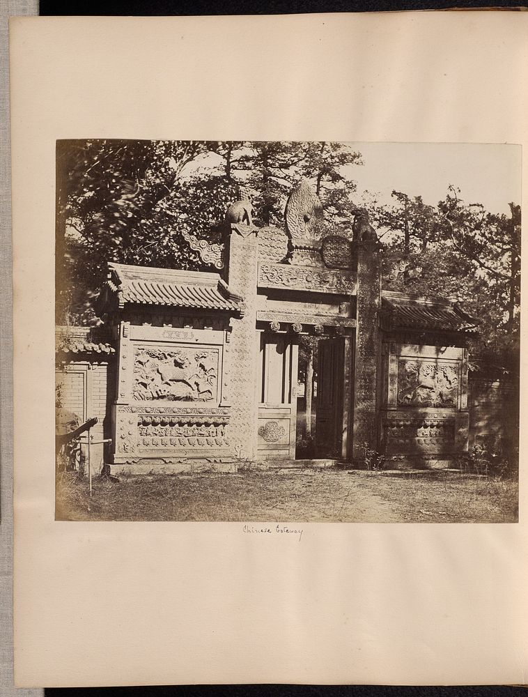 Exterior of the Tomb, Depot near Peking by Felice Beato and Henry Hering