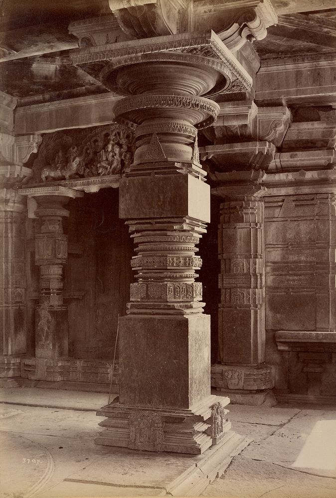 Thousand Pillar Temple, Hanumkunda by Lala Deen Dayal