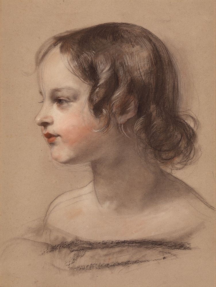 Portrait of a Young Girl by Sir Edwin Henry Landseer