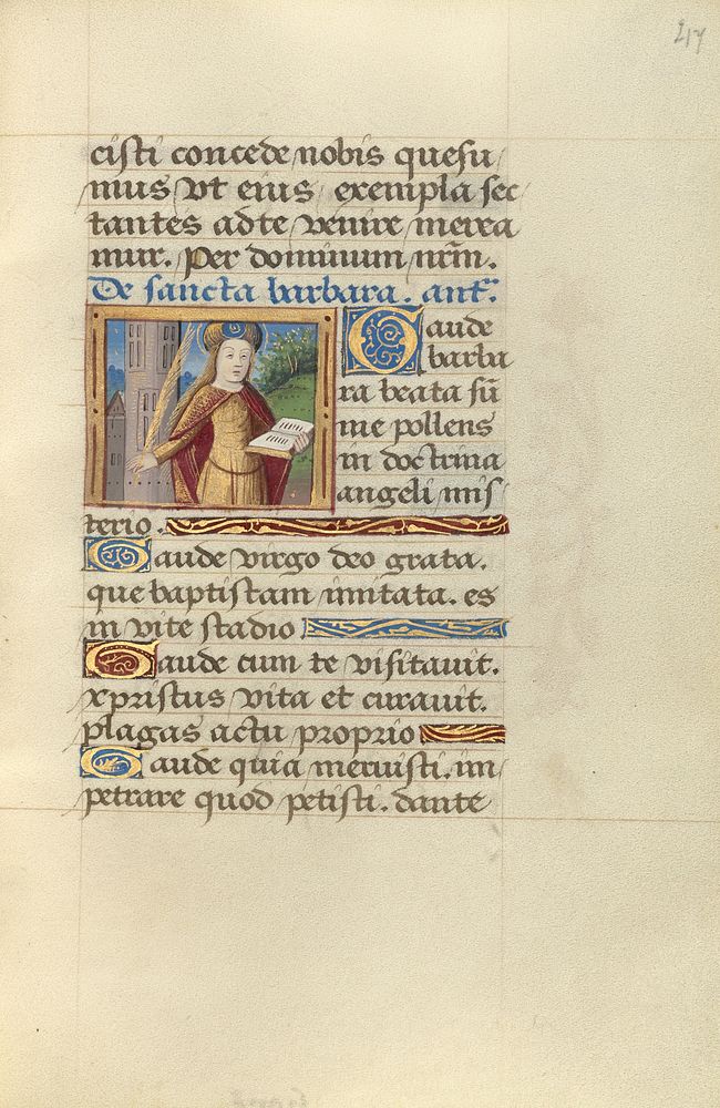 Saint Barbara by Master of Jacques de Besançon