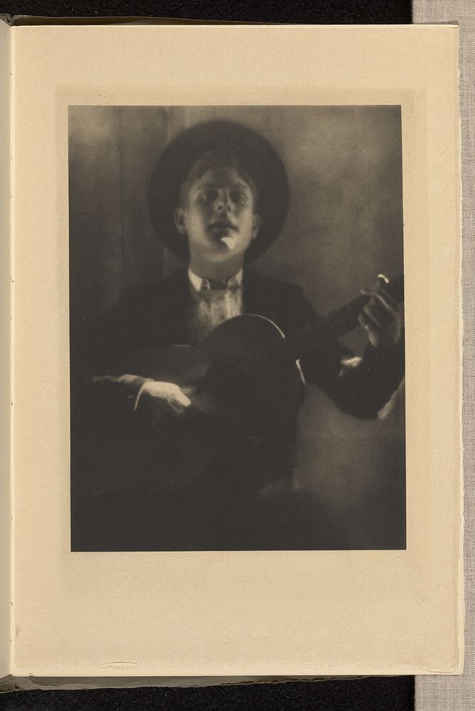 Guitar Player of Seville by Baron Adolf de Meyer and Alfred Stieglitz