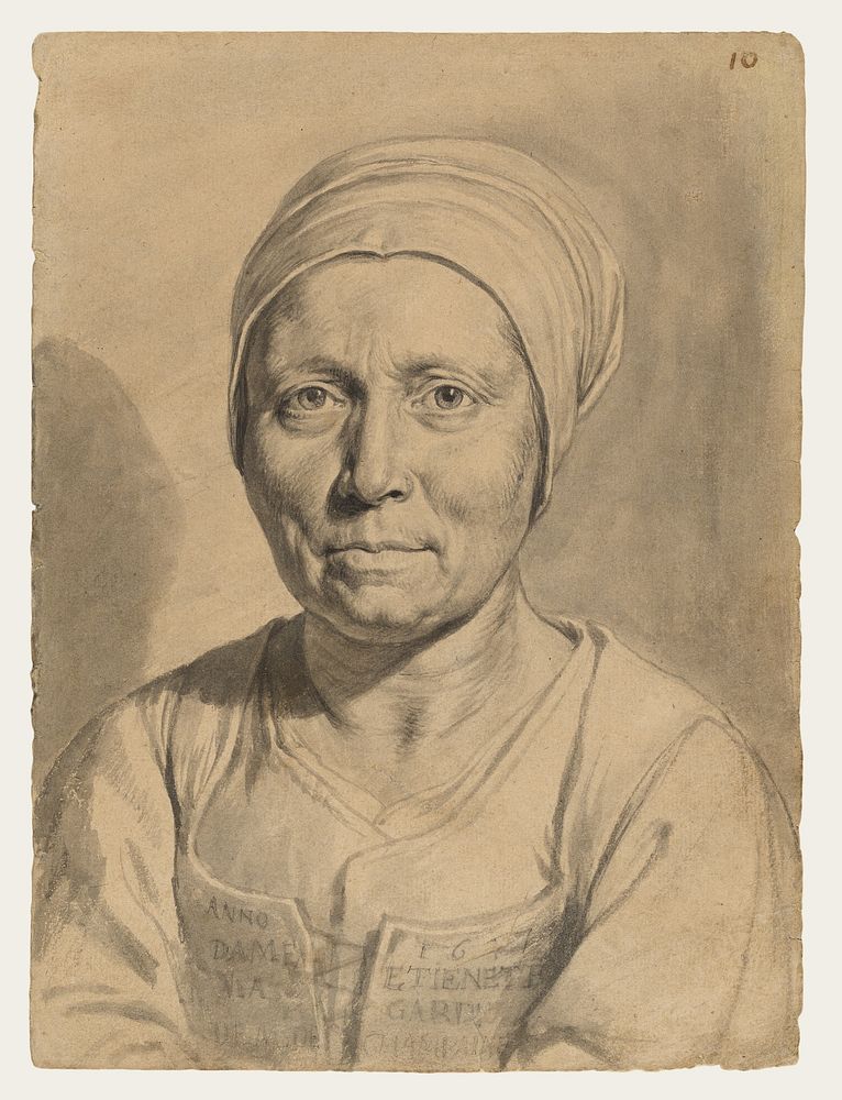 Portrait of Dame Étiennette by Philippe de Champaigne