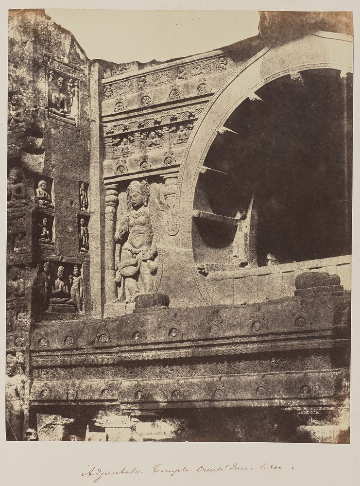 Adjuntah, Temple cruité dans le roc by Baron Alexis de La Grange