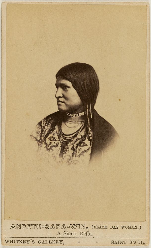 Anpetu-Sapa-Win (Black Day Woman), A Sioux Belle by J E Whitney