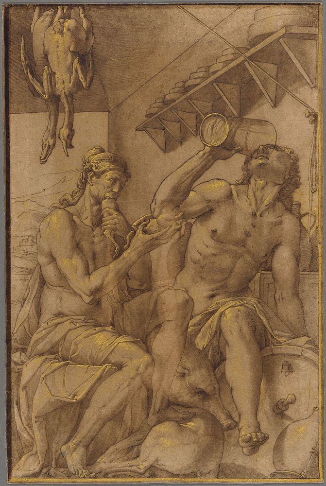 Allegory of Gluttony by Jacopo Ligozzi
