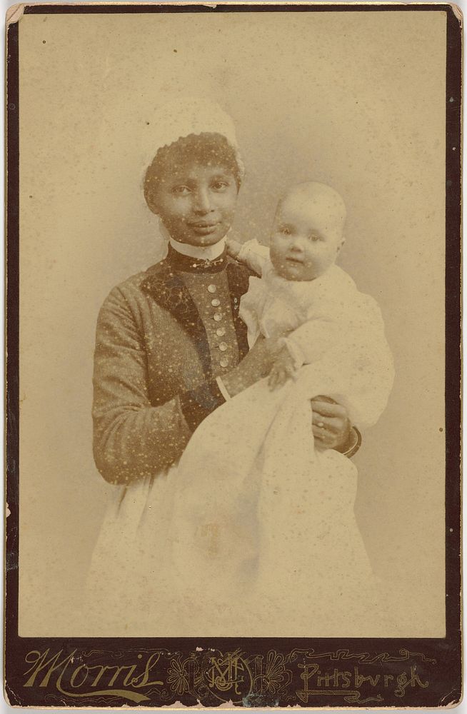 Baby with nanny by Joseph G Morris