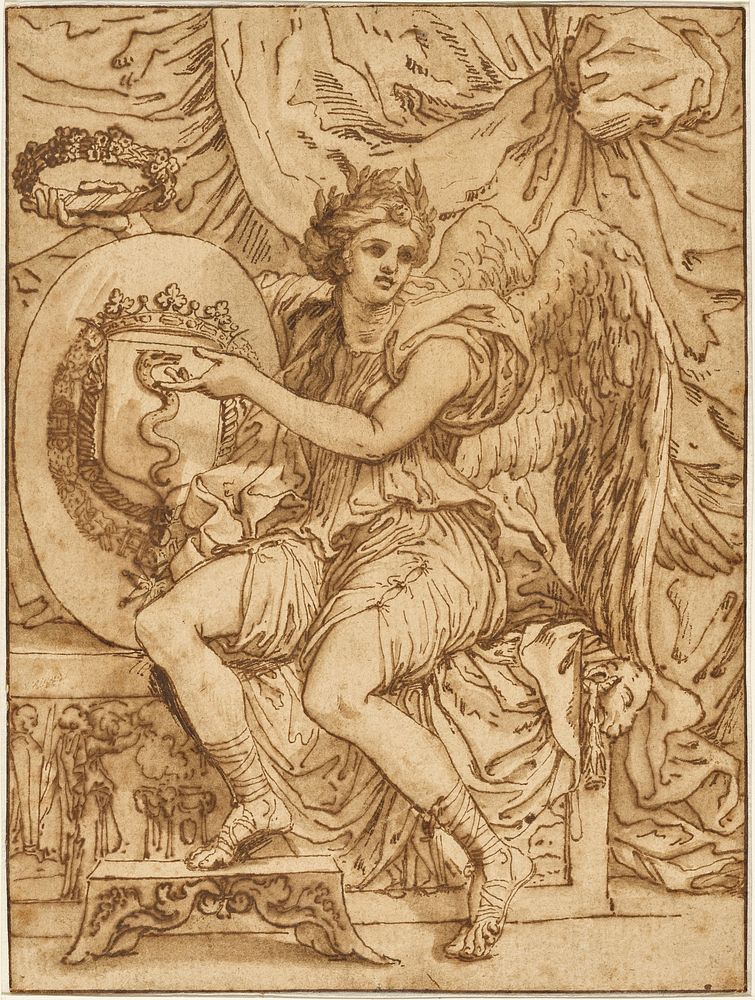 Allegory in Honor of Jean-Baptiste Colbert by Charles Errard and Jean Baptiste Corneille