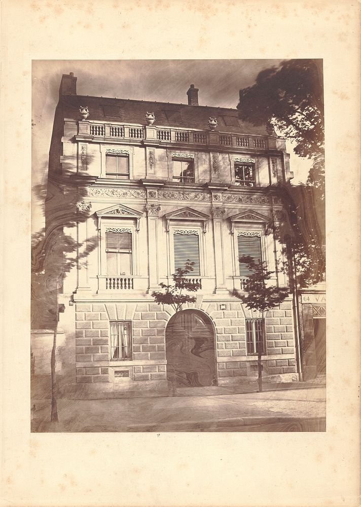 House at 66 Avenue Montaigne, Paris by Bisson Frères