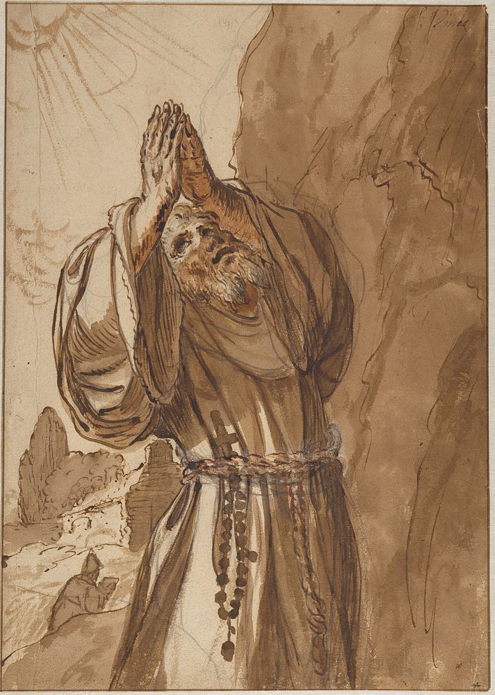 Saint Francis in Prayer by Jacob Pynas