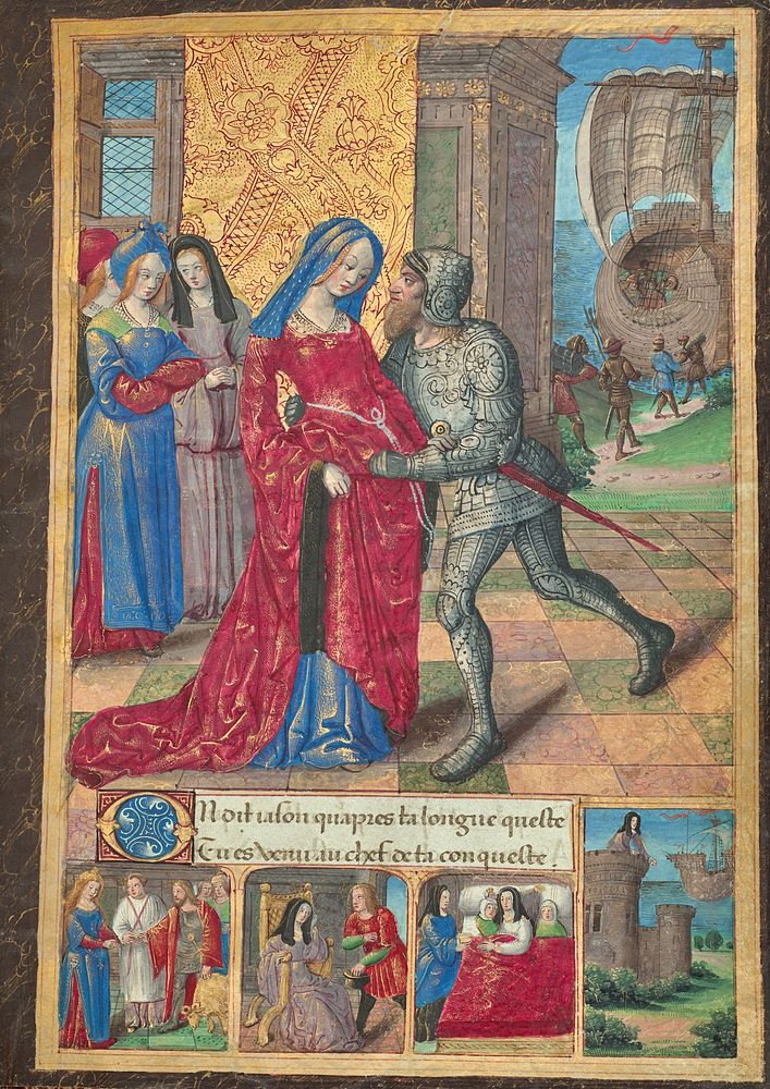 Hypsipyle Bids Farewell to Jason by Master of the Chronique scandaleuse