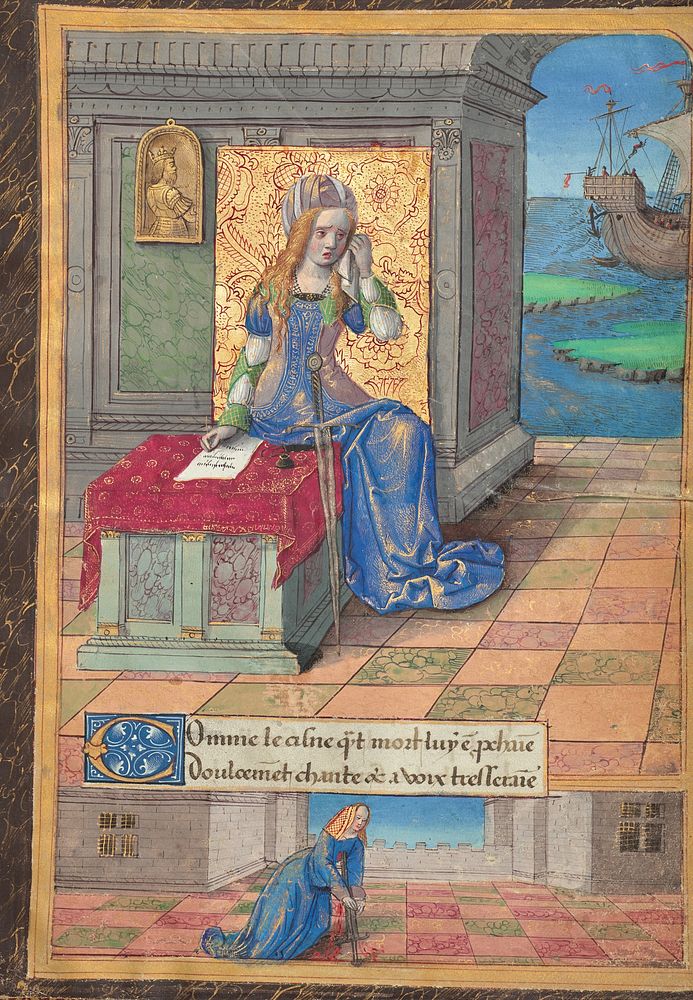 Dido Mourns with Aeneas's Sword Before Her by Master of the Chronique scandaleuse