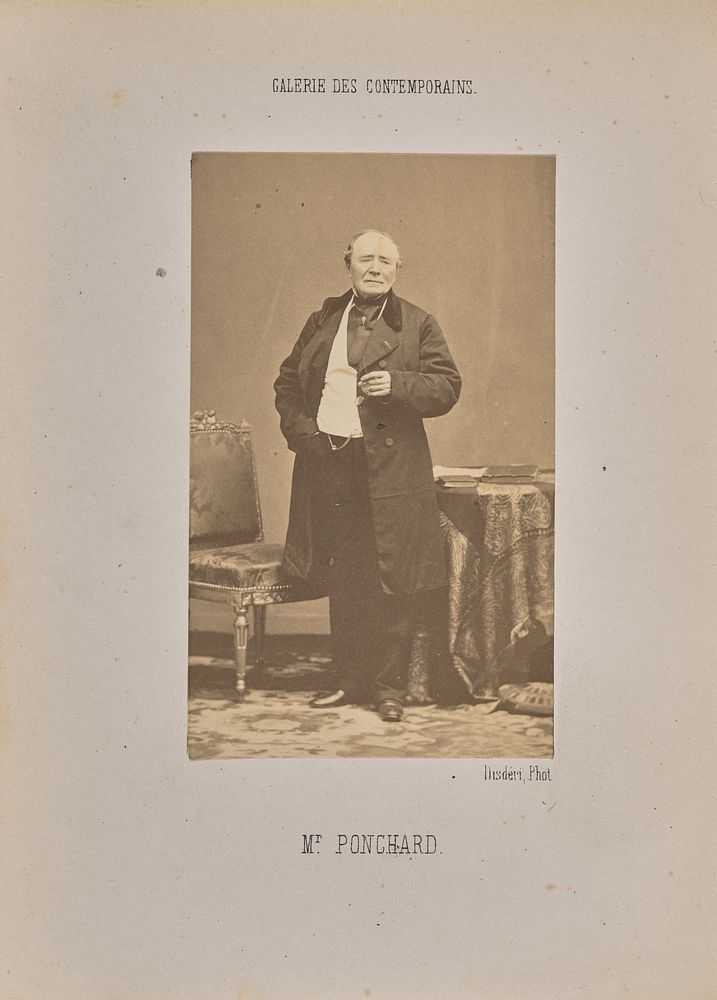 Monsieur Ponchard by André Adolphe Eugène Disdéri