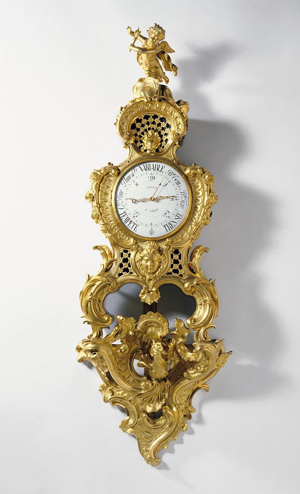 Barometer on Bracket by Charles Cressent, Jean Joseph de Saint Germain and Digue