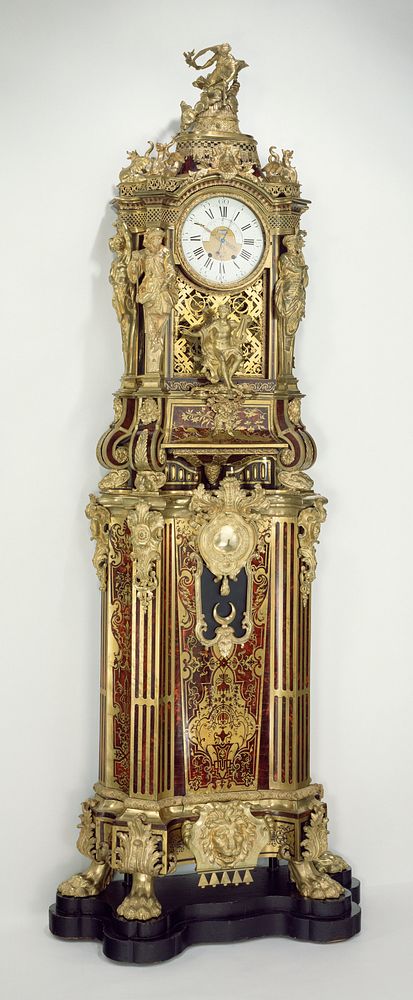 Long-case Musical Clock by Jean François Dominicé, Michel Stollenwerck, Alexandre Jean Oppenordt, Gilles Marie Oppenord…