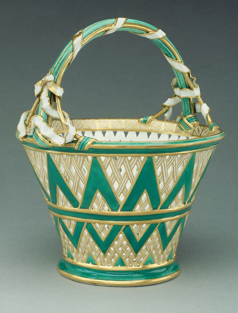 Basket (panier, deuxième grandeur) by Sèvres Manufactory