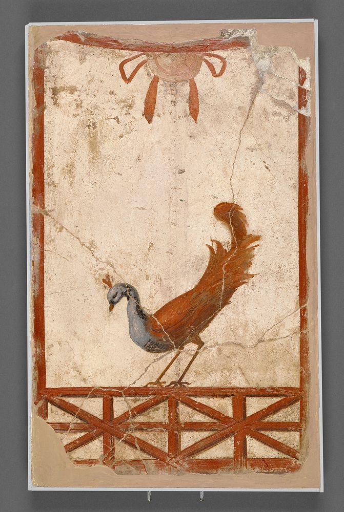Wall Fragment with a Peacock by Robert Alexander Briggs