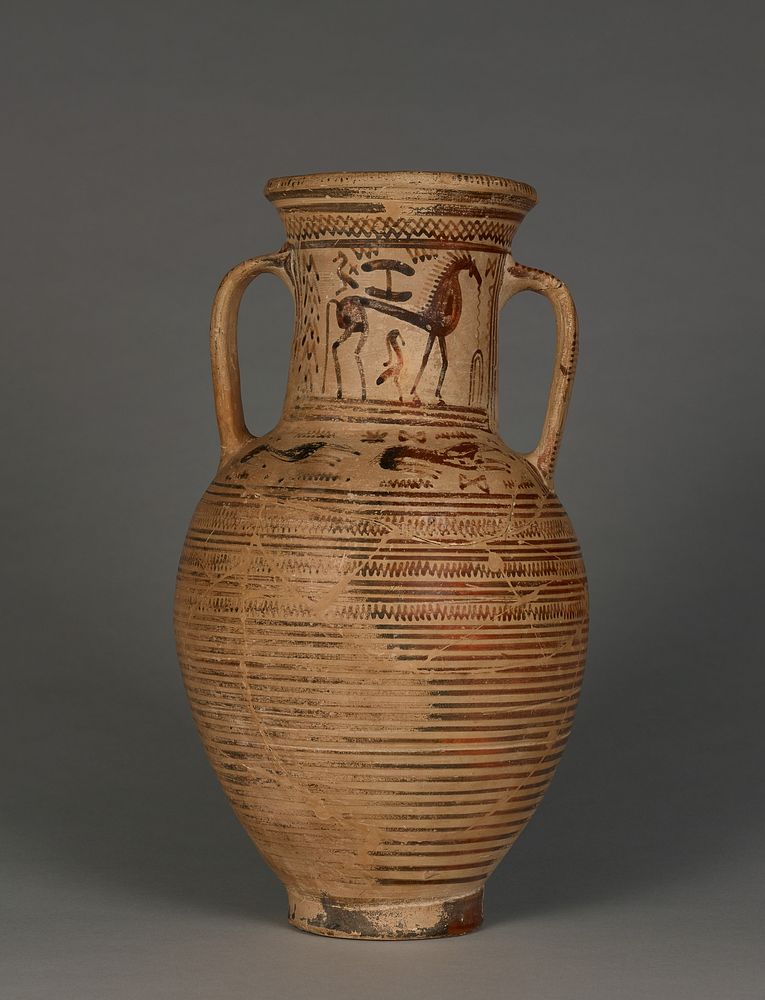 Attic Geometric Amphora by Painter of Athens 897