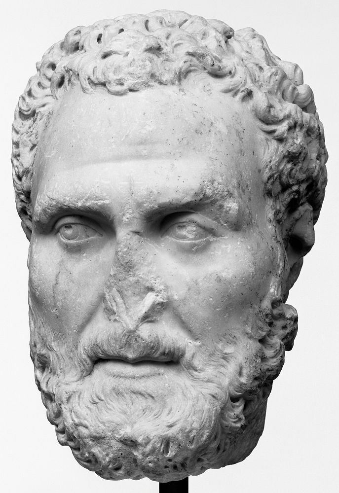 Portrait Head of a Bearded Roman