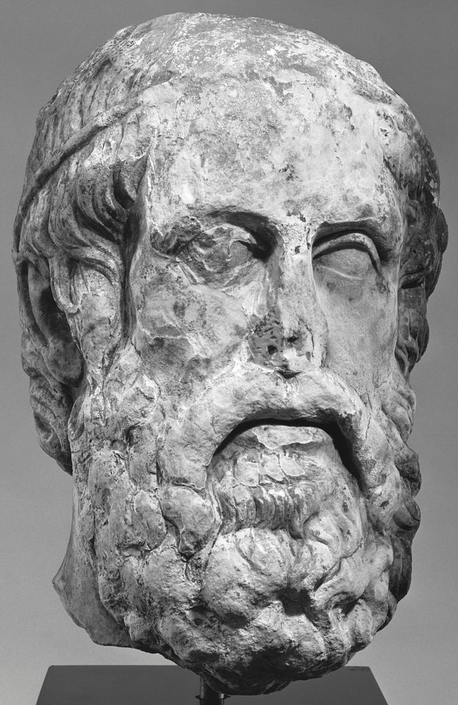 Head of Sophokles Farnese