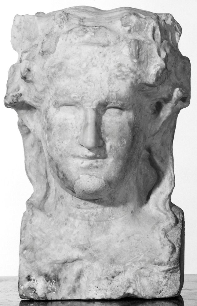 Small Marble Support in the Form of Dionysos Herm (part of a piece of furniture)