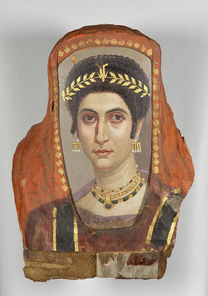 Mummy Portrait of a Woman by Isidora Master