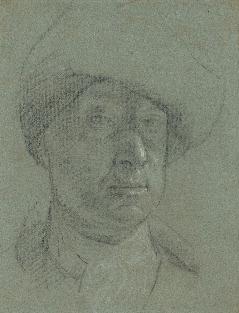 Self-Portrait Wearing a Cloth Hat by Jonathan Richardson the Elder