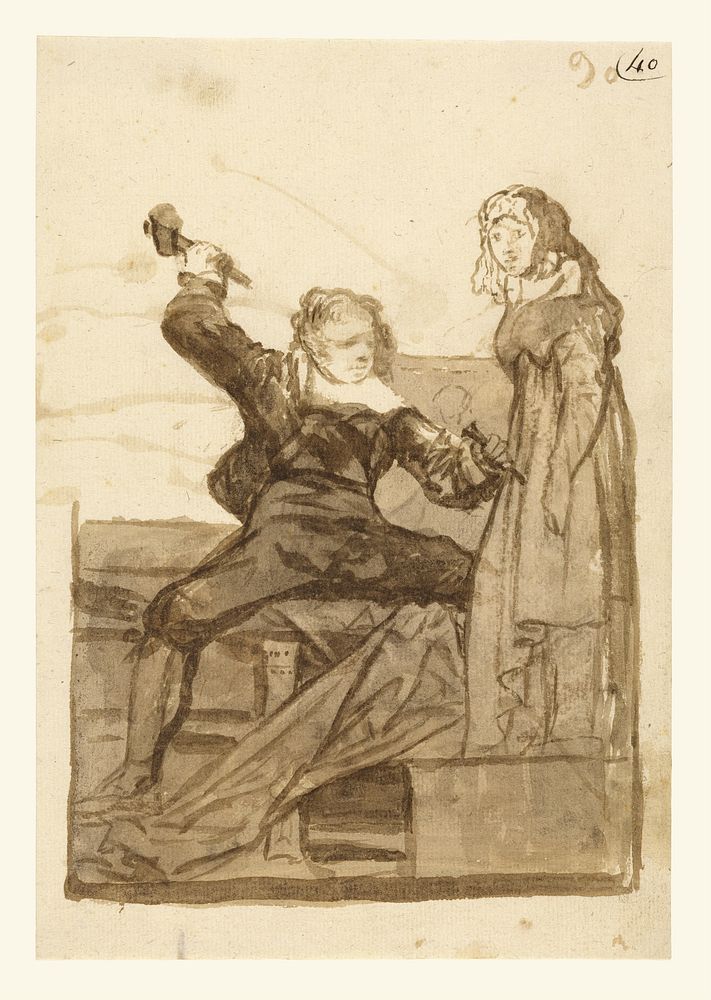 Pygmalion and Galatea by Francisco José de Goya y Lucientes Francisco de Goya