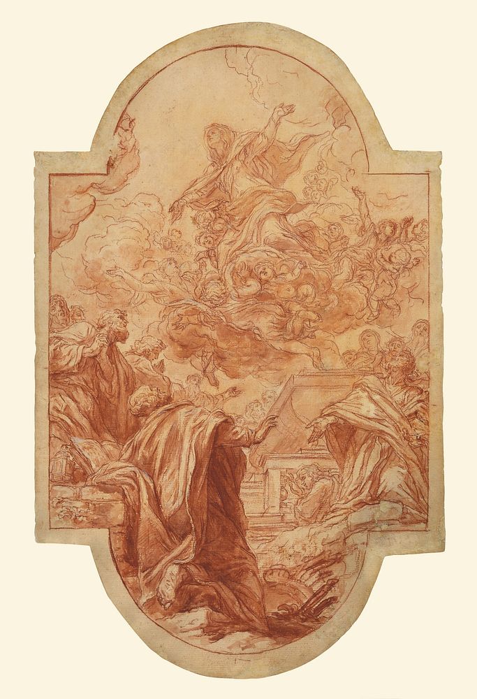 Assumption of the Virgin by Volterrano Baldassare Franceschini