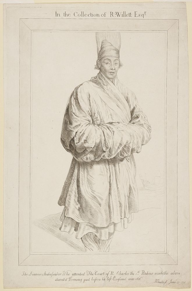 Siamese Ambassador by Captain William Baillie and Peter Paul Rubens