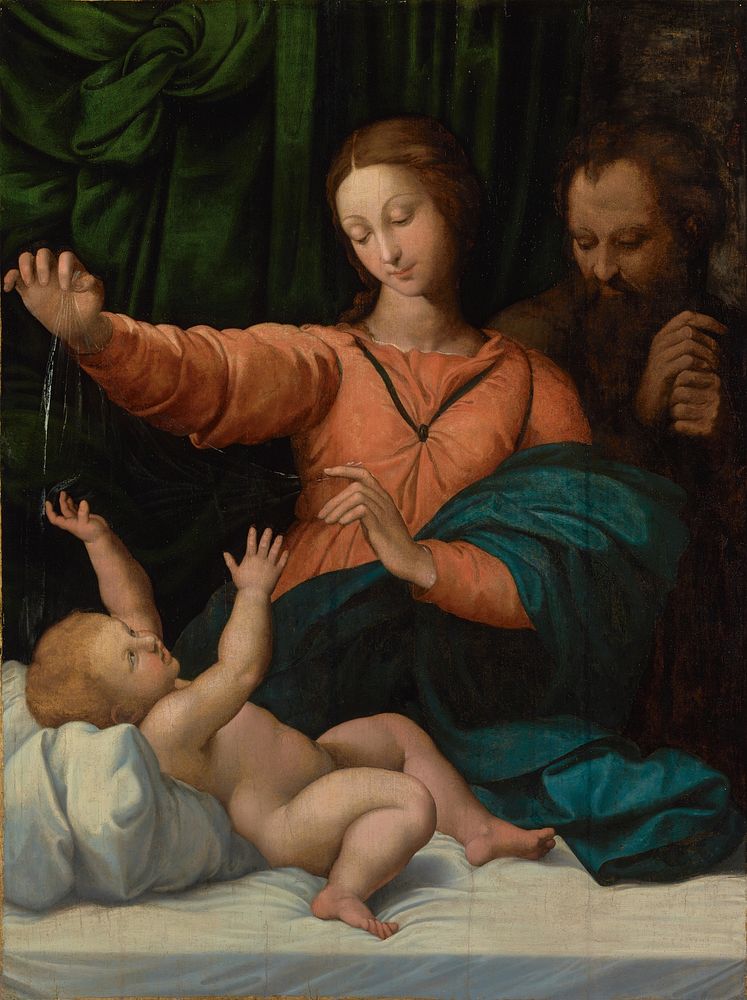 The Holy Family (The Madonna del Velo; Madonna di Loreto) by Raphael Raffaello Sanzio