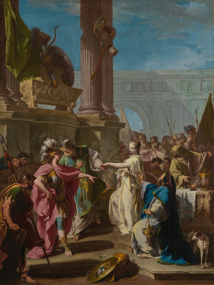 The Sacrifice of Polyxena by Giovanni Battista Pittoni
