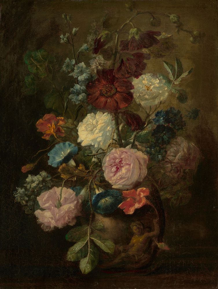 Vase of Flowers by Jan van Huysum