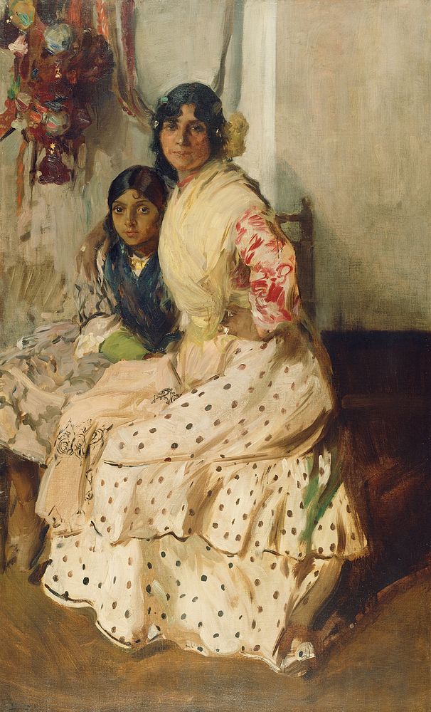 Pepilla and her Daughter by Joaquín Sorolla y Bastida