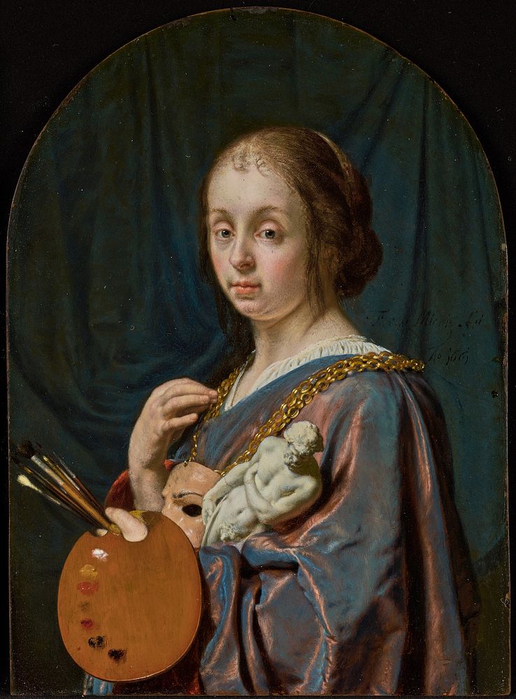 Pictura (An Allegory of Painting) by Frans van Mieris the Elder
