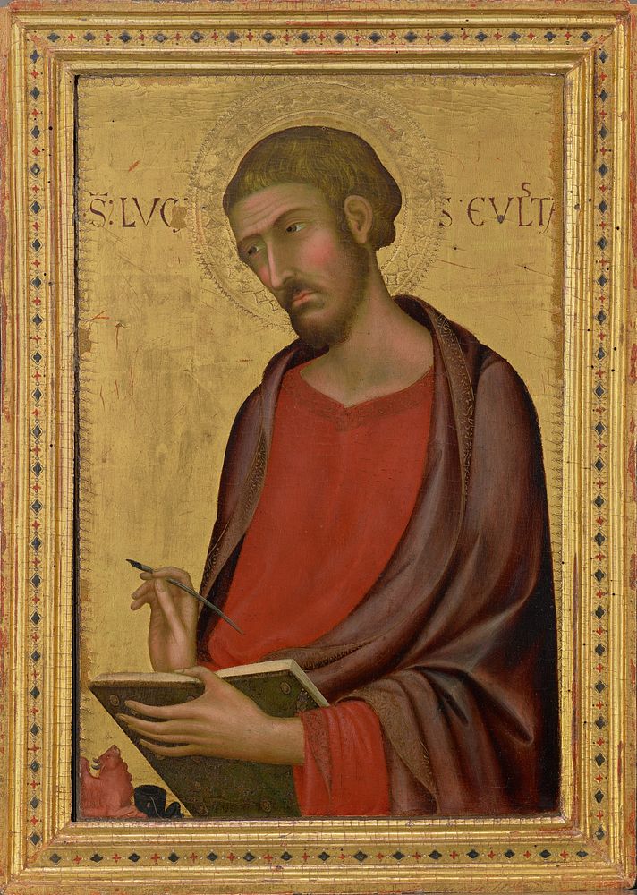 Saint Luke by Simone Martini