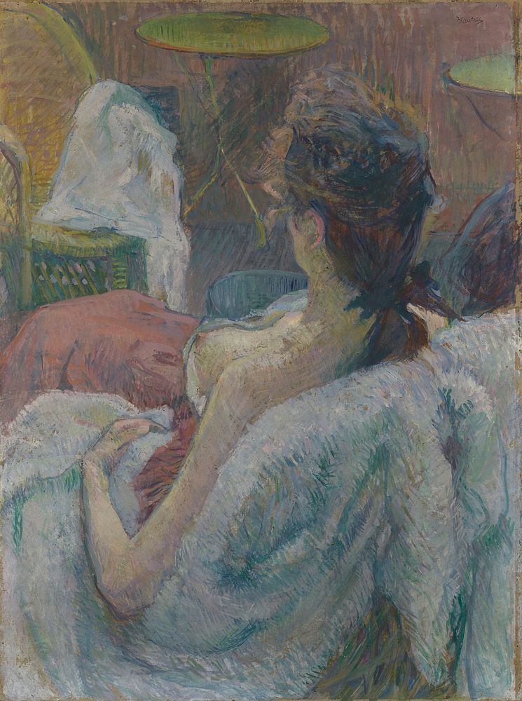 The Model Resting by Henri de Toulouse Lautrec