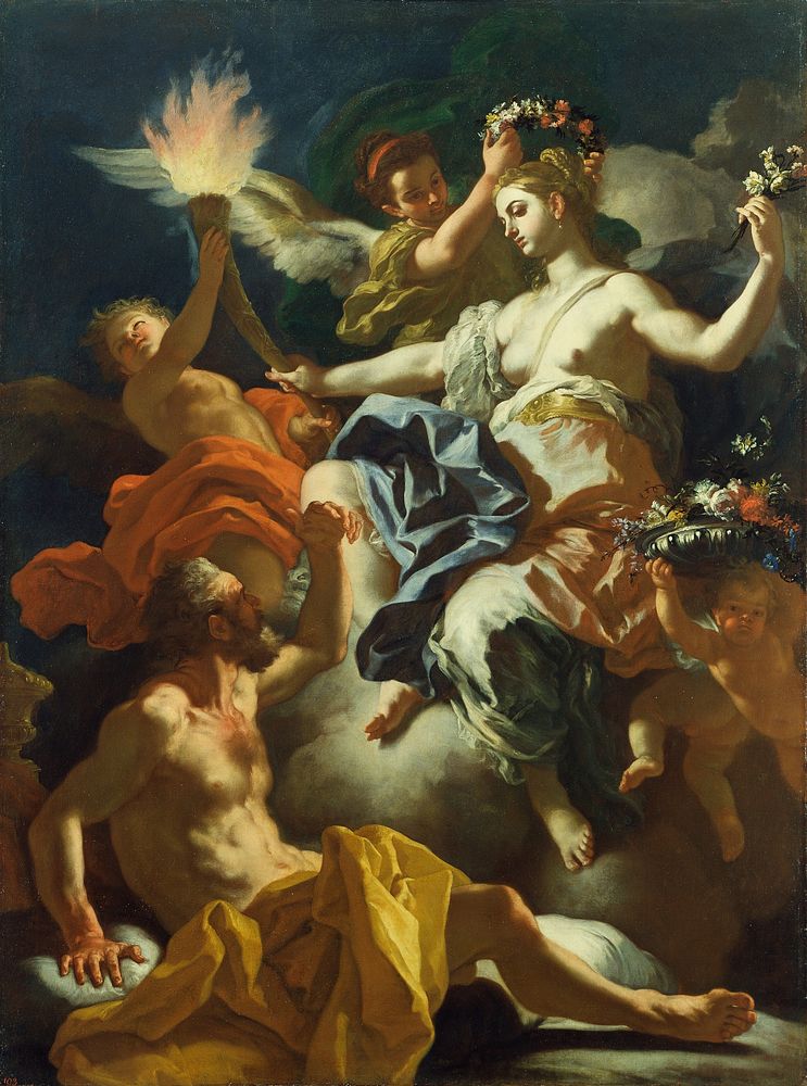 Aurora Taking Leave of Tithonus by Francesco Solimena
