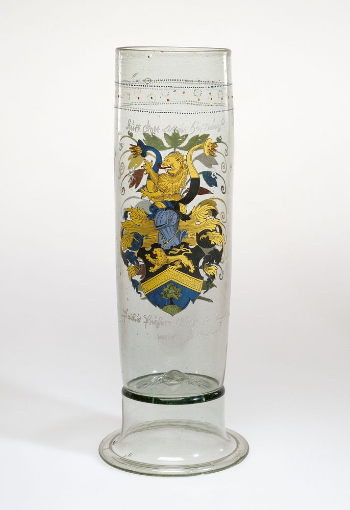 Beaker with the Arms of Puchner (Stangenglas)