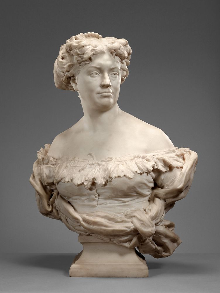 Portrait of Nadine Dumas (Madame Alexandre Dumas Fils 1827 - 1875) by Jean Baptiste Carpeaux
