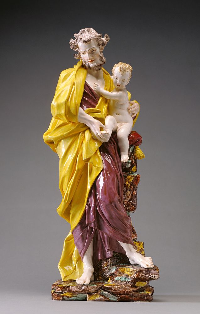 Saint Joseph with the Christ Child by Gennaro Laudato and Giuseppe Sanmartino