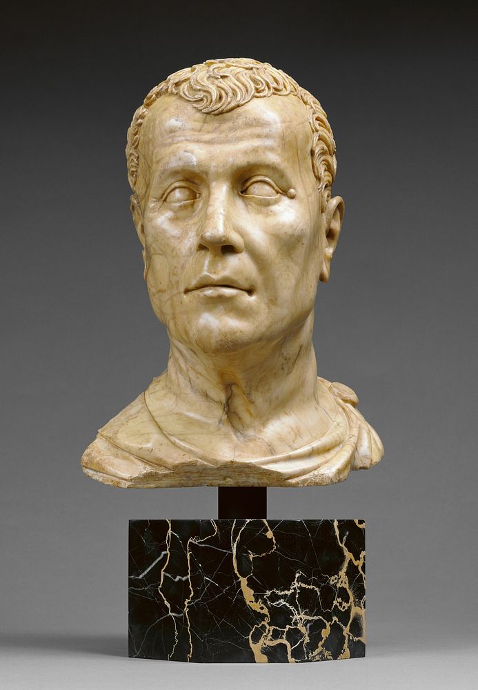 Head of a Man (possibly a portrait of Cicero, 106 - 43 B.C.) by Conrat Meit