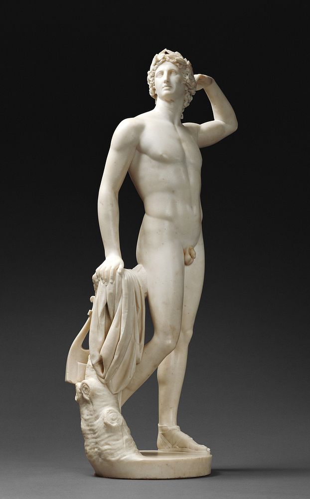 Apollo Crowning Himself by Antonio Canova