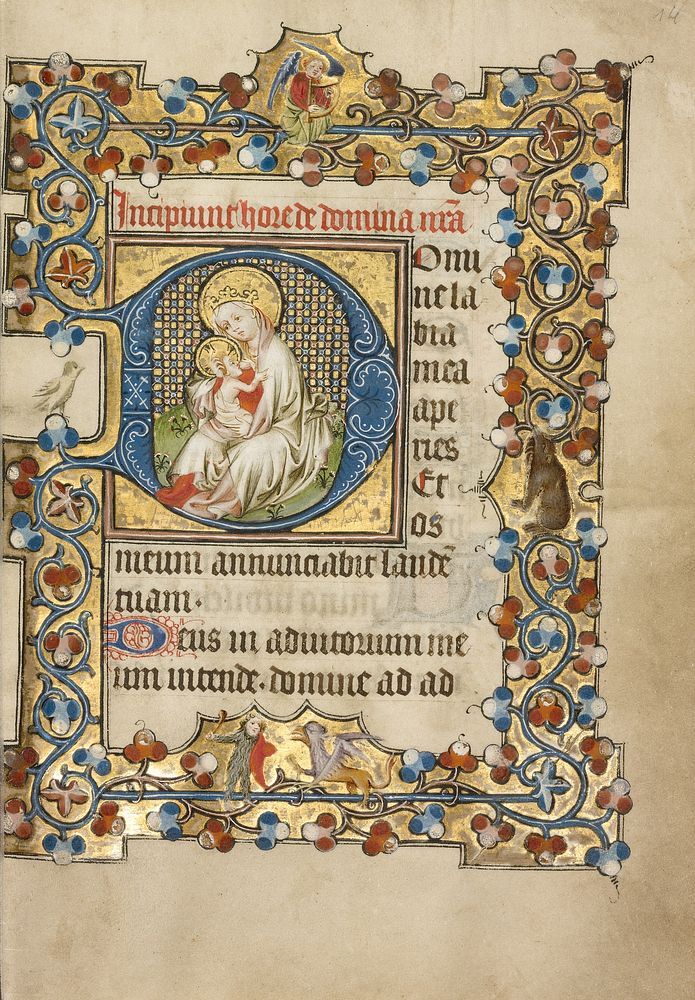 Initial D: The Virgin and Child by Masters of Dirc van Delf