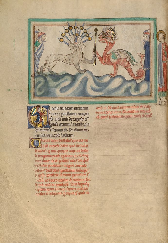 The Dragon Giving the Sceptor of Power to the Beast from the Sea