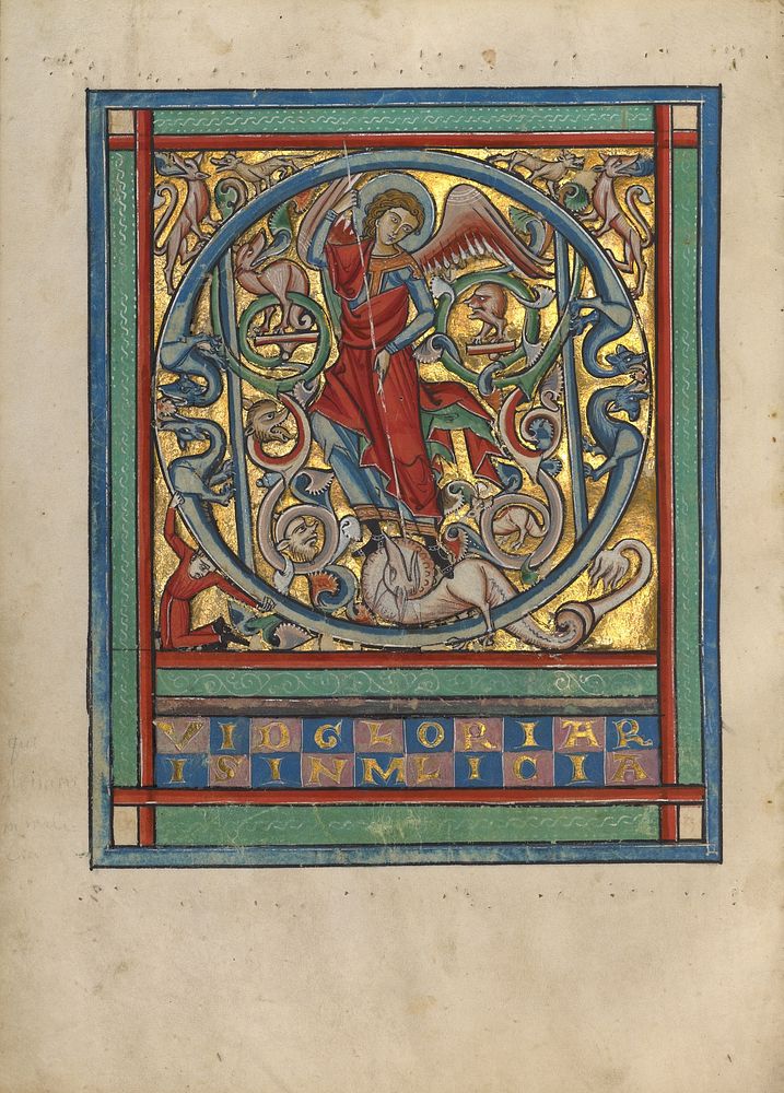 Initial Q: Saint Michael and the Dragon